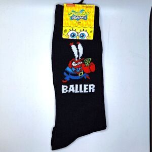 Mr. Crabs crew socks Baller SpongeBob nickelodeon